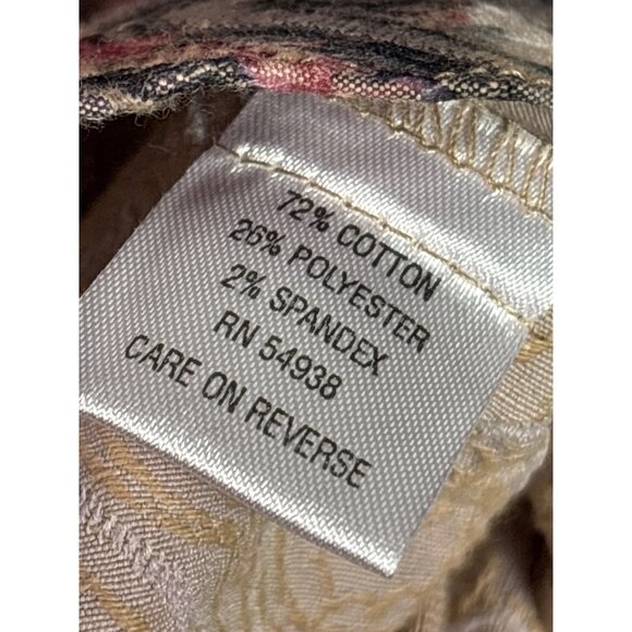 Vintage Y2K Eden Court Button Front Blazer Paisley Textured Multicolor Womens M - Picture 4 of 5